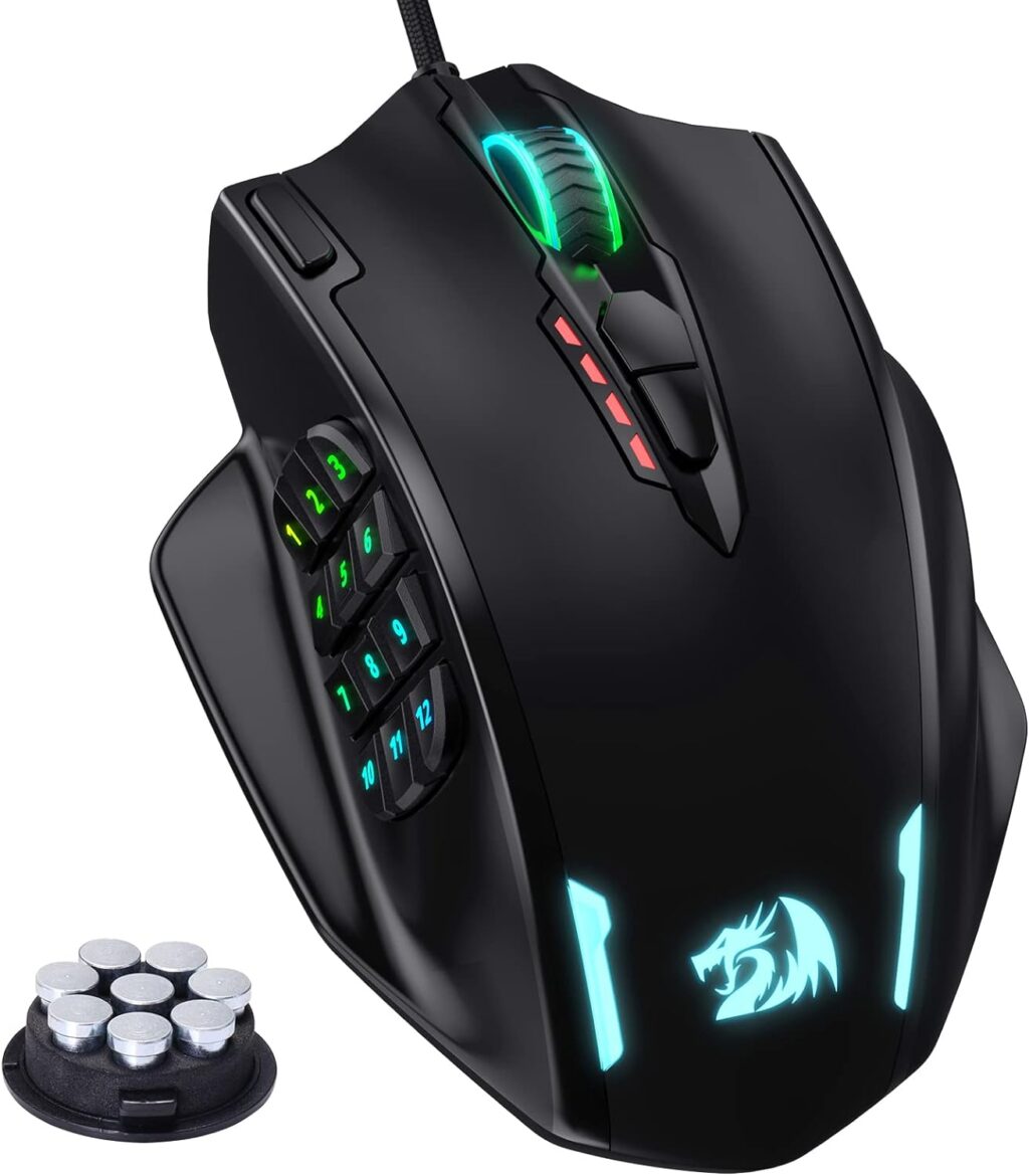 Redragon M908 Impact RGB LED MMO Gaming Mouse